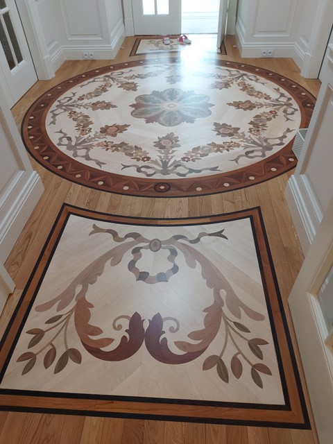 klasyka parkiety intarsja